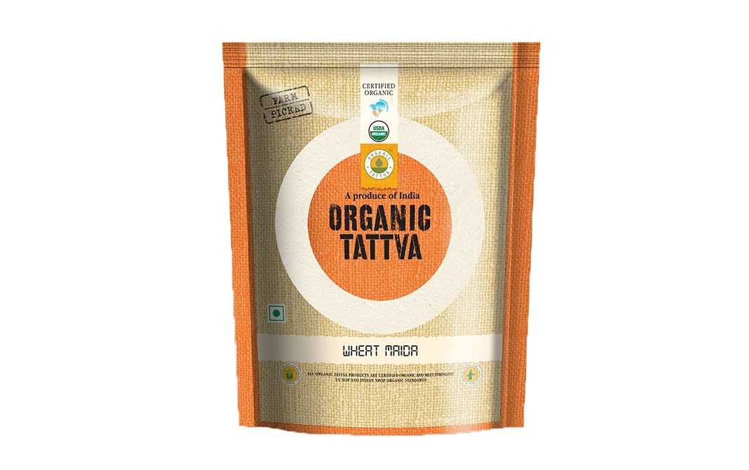 Organic Tattva Wheat Maida    Pack  500 grams